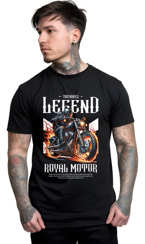 Camiseta Stompy Streetwear Royal Motor Legend