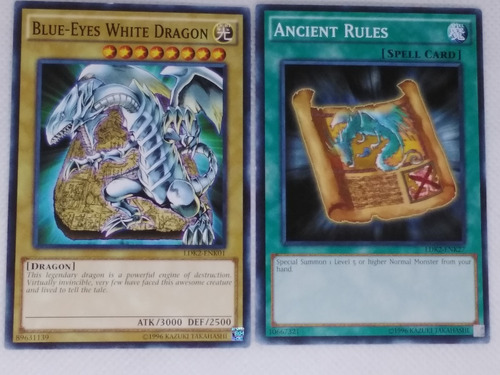 Dragon Blanco Ojos Azules + Reglas Antiguas Yugioh Blue Eyes