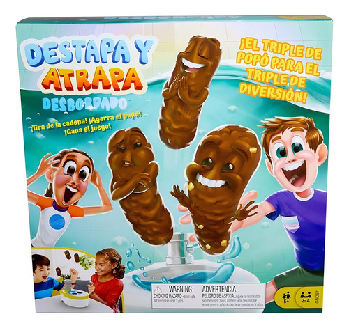 Juego De Mesa Mattel Games Destapa Y Atrapa Desbordado