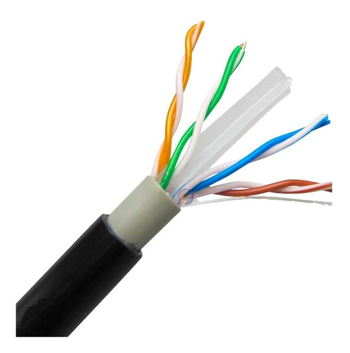 Cable Utp Intemperie Con Gel Cat6 100% Cobre Exterior