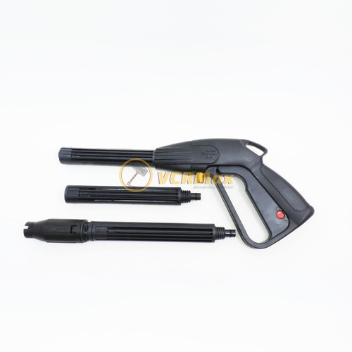 Imagen 2 de 10 de Lanza Hidrolavadora Pistola Universal Regulable 3 Tramos