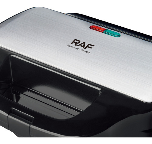 Tostador De Pan Waflera Sandwichera 3 En 1 R.579 1200w Color Negro