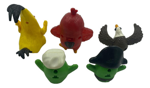 Bonecos Angry Birds - Mc Donald's 2016 - Coleção Com 5 Pçs (Usado)