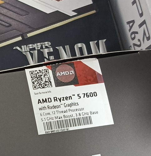 Pc Armada Amd Ryzen 7600 5.1ghz 32gb Ram 1tb C/cooler Am5 (Usado)