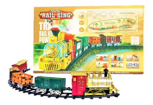 Tren Eléctrico Rail King Humo Luz Sonido