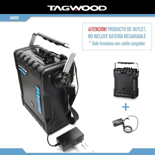 Parlante Bluetooth Outlet Karaoke 30w Tagwood