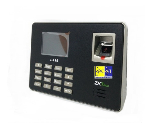 Zkteco Lx16 Control De Asistencia Y Tiempo, Biometrico Clave