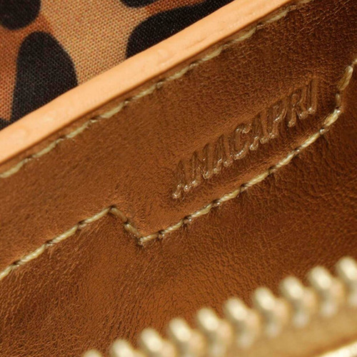 Bolsa Média Anacapri Tiracolo Basic Dourado - Feminino