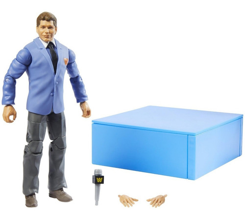 Imagen 2 de 4 de Figura Wwe Mattel Elite 70 Vince Mcmahon Vintage!!