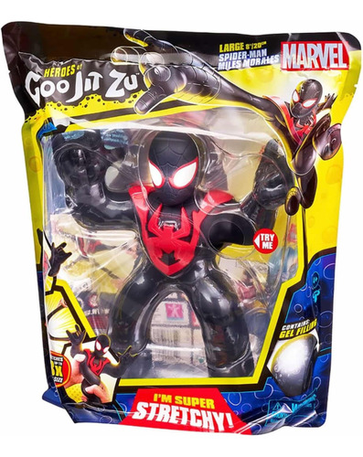 Miles Morales Goo Jit Zu Figura Estirable Spiderman 8/20cm