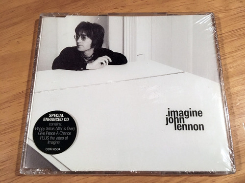 John Lennon Imagine Cd Single Enhanced Uk 1999 Sellado