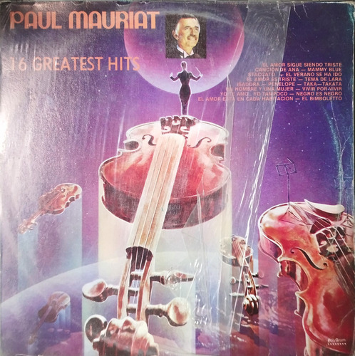 Vinyl Lp Acetato Paul Mauriat 16 Greatest Hits