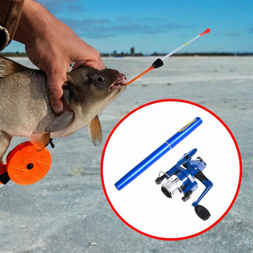 A Combo De Pesca Compacto Para Aventuras Al Aire Libre