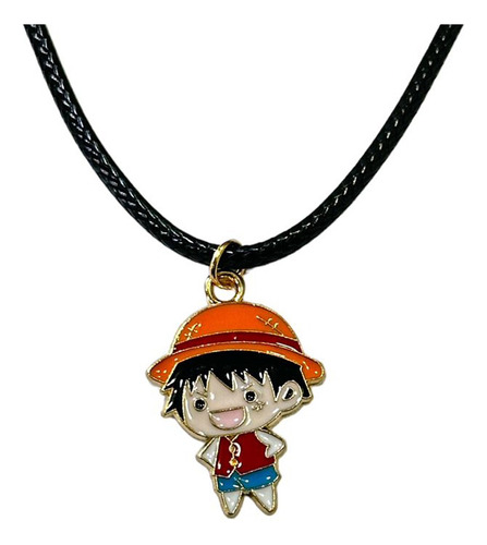 Collar De One Piece Con Dije Luffy Zoro Anime 