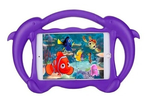 Capa Protetora Infantil Para iPad Mini Golfinho Impacto 