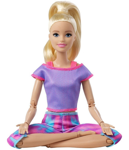 Imagen 1 de 4 de Barbie Articulada Made To Move Movimientos Divertido Mattel