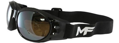 Gafas Motos Gafas Mf Vulcan (montura Negra / Lente De Espejo