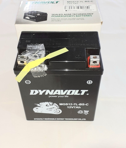 Bateria Dynavolt Gel 12v7l-bs Riccia Motos