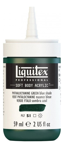 Tinta Acrílica Soft Body S1 Phthalo Green Blue 59ml Liquitex