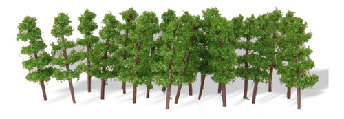 2 X 100pcs Modelos De Paisaje De Tren Árboles 1: 400-1: 500