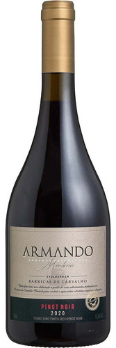 Vinho Peterlongo Armando Memória Pinot Noir 2020 750ml