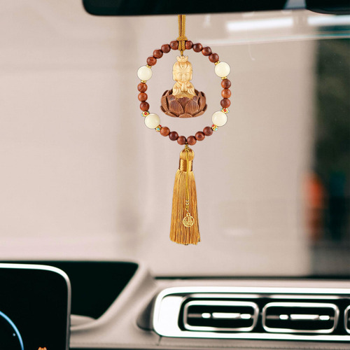 Estatua Genérica De Buda Para Espejo Retrovisor De Coche,