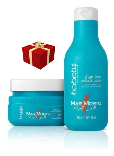 Kit Mar Morto Hobety (shampoo 300ml + Máscara 300gr)