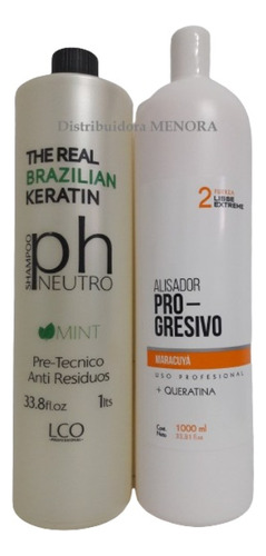 Kit Shampoo Neutro Real Brazilian+f2 Maracuya Lisse Extreme