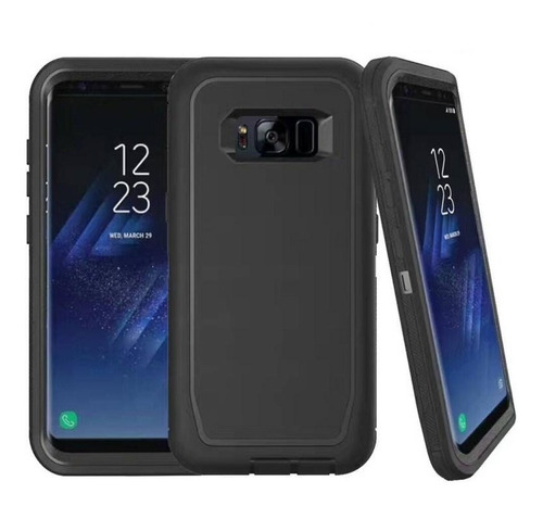 Funda De Uso Rudo 3 En 1 Para Samsung Galaxy S8 Plus