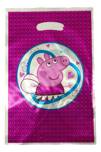 6 Bolsitas Para Dulces Para Fiesta Con Tema De Peppa Pig