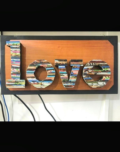 Letrero Decorativo Love-amor Marco 