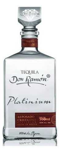 Tequila Don Ramón Reposado Cristalino Platinium 700ml