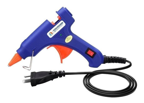 Pistola Encoladora Grande Ezco Para Barra De Silicona Hobbys Color Negra