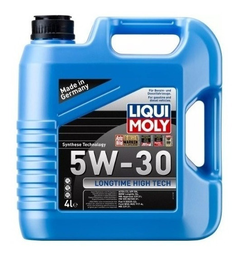 Aceite 5w30 Liqui Moly Tec Sintetica 4lts Dpf Bencina Diesel