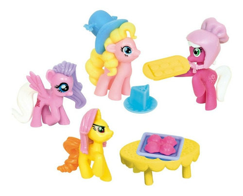 Set Muñecas The Sweet Pony Party Accesorios Ditoys Original