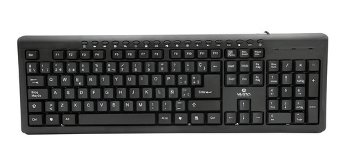 Teclado Usb Español Con 15 Teclas Multimedia Ultra Ut-k110u