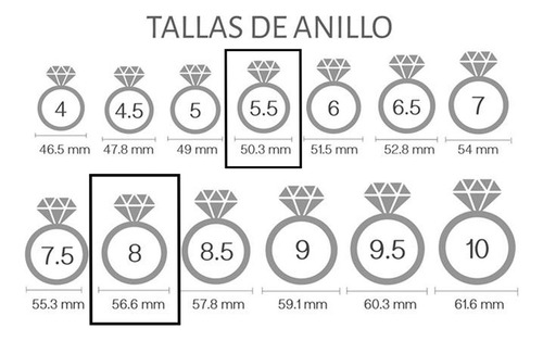 Sortijas Hermosos, Mxprz-004, 8pzas, Talla 4x8 Y 4x9mm, 18.2
