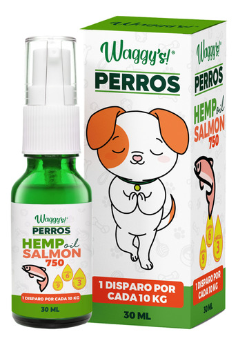 Waggys Aceite Relajante 750 Para Perros