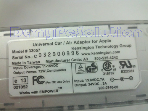 Convertidor De Notebook Para El Auto Kensington