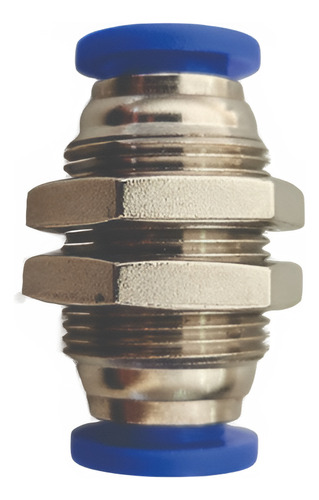 4pçs - Emenda Pneumática Passa Muro União Painel Ø8mm