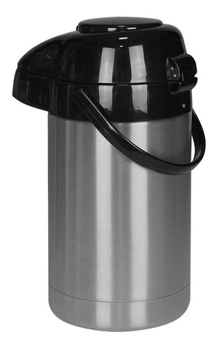 Garrafa Termica 100% Inox 2,5l Cor Prateado