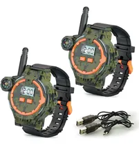 Comprar Walkie Talkie Niños, Radio Bidireccional Recargable Con Lint