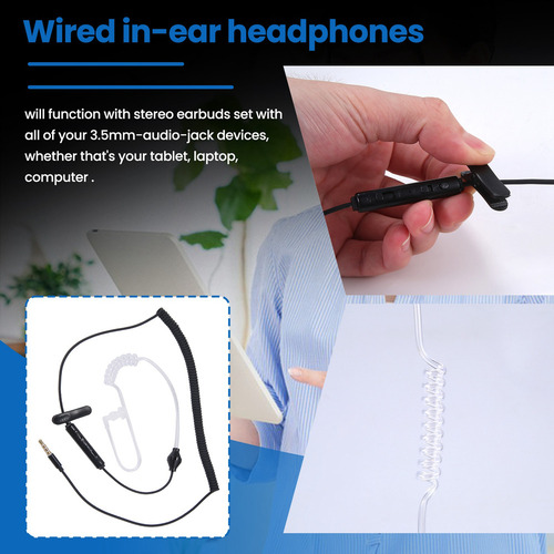 C Auriculares Intraurales Estéreo Mono De Un Solo Lado No