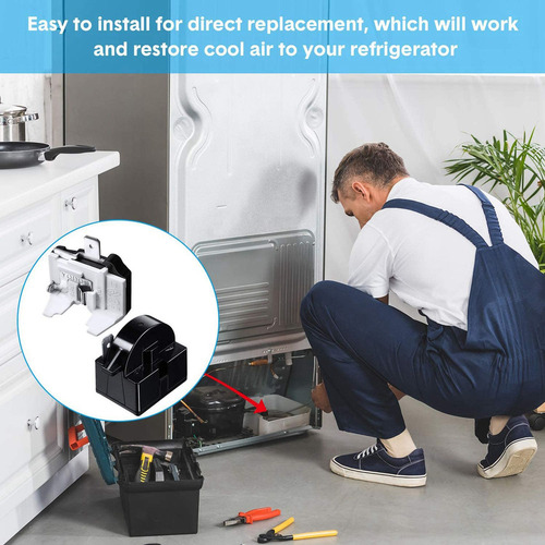 Para 2 Relés Ptc Qp2-4.7, Relé De Refrigerador De 1 Pin Y