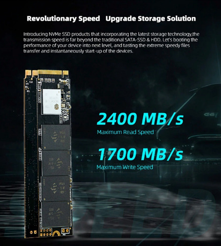 Imagen 4 de 6 de Disco Solido Kingspec Ne-256 M.2 Ssd, 256gb, Pcie Gen3x4 L