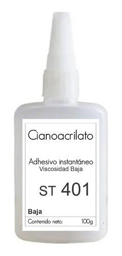 Adhesivo Pegamento100gr Líquido Multiuso Ciano Cianoacrilato