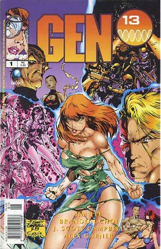 Gen 13 1 Image Comics Editora Globo Jim Lee J Scott Campbell