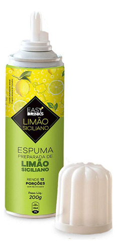 Espuma Preparo Limão Siciliano 200g Spray