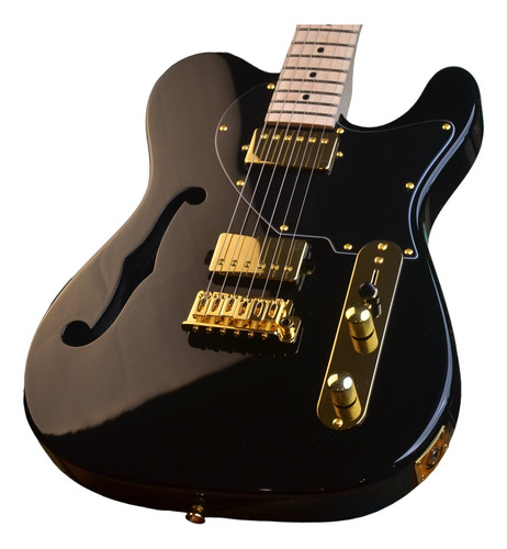 Guitarra Seizi Katana Kabuki Hh Ltd - Black Gold