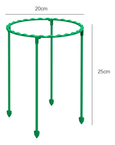 Jaulas De Soporte Para Plantas De Jardín, Jaula 25cm